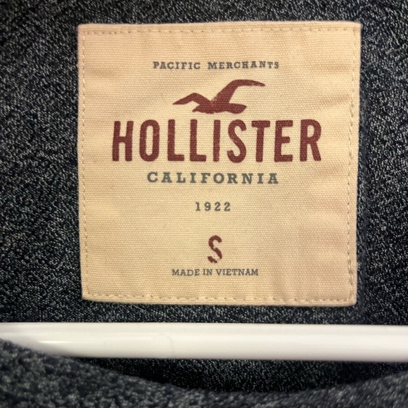 Long sleeve cotton shirt -Hollister - Picture 4 of 5